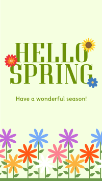 Hello Spring! Instagram Reel Image Preview