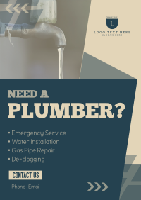 Simple Plumbing Services Poster