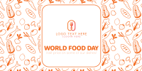 World Food Day Pattern Twitter Post