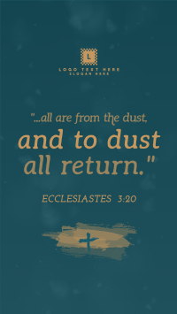 Ash Wednesday Verse Instagram Reel