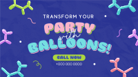 Quirky Party Balloons Animation