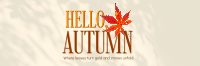 Cozy Autumn Greeting Twitter Header