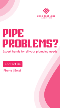 Modern Plumbing Service Instagram Reel Design