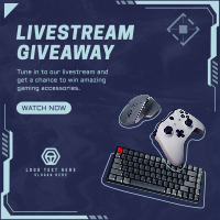 Livestream Giveaway Instagram Post