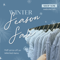 Winter Fashion Sale Linkedin Post