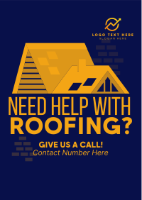 Roof Construction Services Flyer