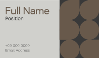 Simple Modern Minimalist Business Card