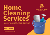 Cleaning Service Postcard