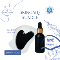 Organic Skincare Bundle Instagram Post Design