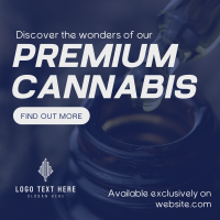 Premium Cannabis Instagram Post