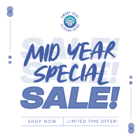 Minimalist Mid Year Sale Instagram Post Image Preview