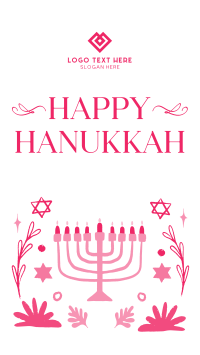 Peaceful Hanukkah Instagram Story Image Preview