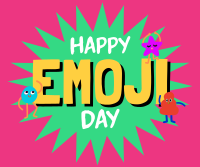 Happy Emoji Day Facebook Post