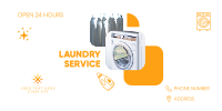 Laundry Shop Service Twitter Post