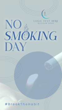 Modern No Smoking Day Instagram Story