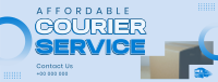 Affordable Courier Service Facebook Cover