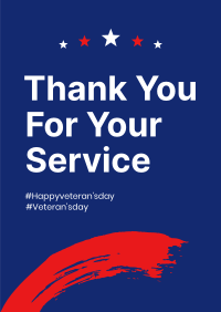 Thank You Veterans Poster