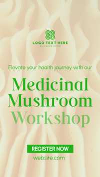 Minimal Medicinal Mushroom Workshop Instagram Reel