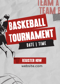 Sports Basketball Tournament Flyer