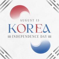 Korea Liberation Day Instagram Post example 2