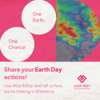 Earth Day Action Instagram Post Image Preview