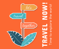 Travel Sticker Facebook Post