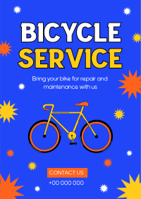 Plan Your Bike Service Poster