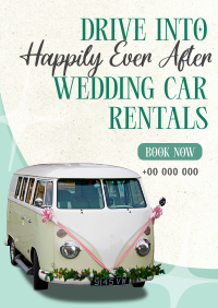 Wedding Car Rental Flyer