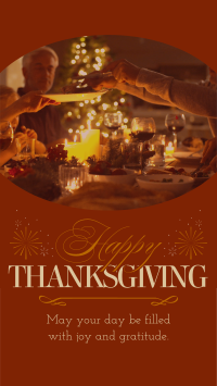 Elegant Thanksgiving Greeting Instagram Reel Image Preview