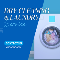 Quality Dry Cleaning Laundry Linkedin Post Design