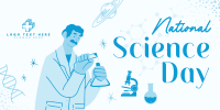 Science Season Twitter Post Design