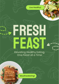 Fresh Feast Food Recipe Poster