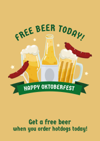 Cheers Beer Oktoberfest Poster