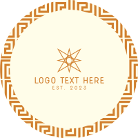Corporate Aztec Pattern Tumblr Profile Picture Design