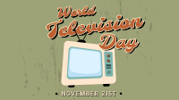 Retro TV Day Animation