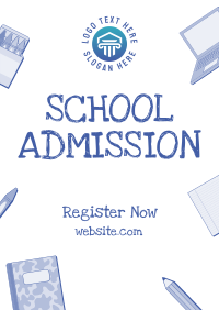 Preschool Admissions Poster