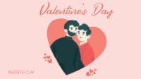 Valentine Couple Facebook Event Cover