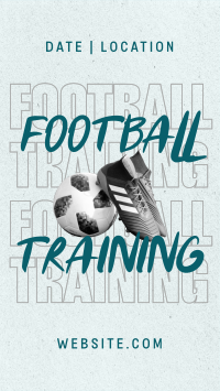 Modern Football Training Video