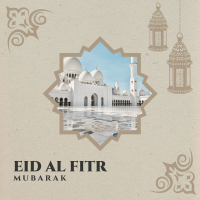 Eid Al Fitr Greeting Instagram Post