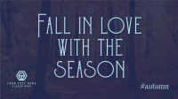 Minimalist Autumn Season Quotes Animation Design