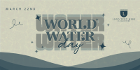 Quirky World Water Day Twitter Post