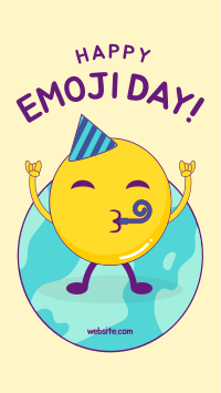 Party Emoji Instagram Story
