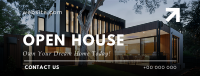 Modern Open House Today Facebook Cover Image Preview