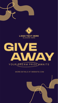 Modern Giveaway Instagram Story