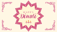 Ornamental Diwali Greeting Facebook Event Cover