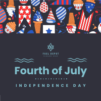 Fourth of July Party Instagram Post Image Preview