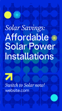 Solar Power Installations Facebook Story