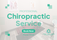 Professional Chiropractor Postcard