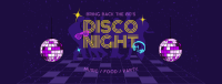 80s Disco Party Facebook Cover