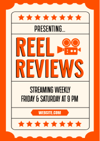 Reel Reviews Flyer Design